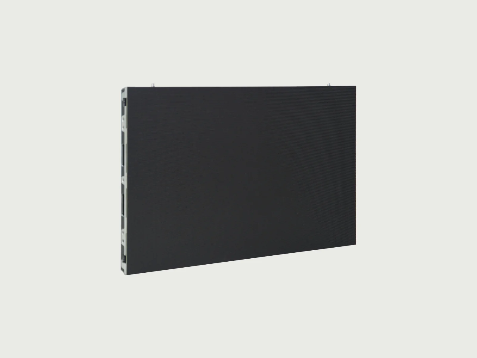 M-PRO indoor LED cabinet shown from the front and side