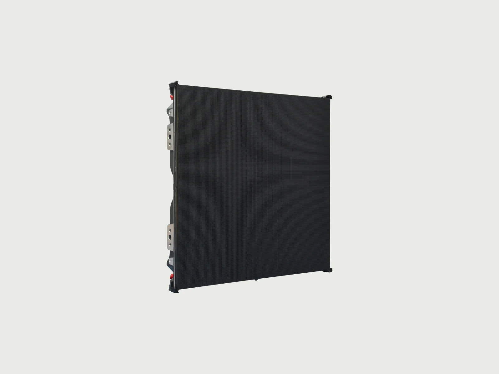 ZH-PRO outdoor COB rental LED cabinet shown from the front and side